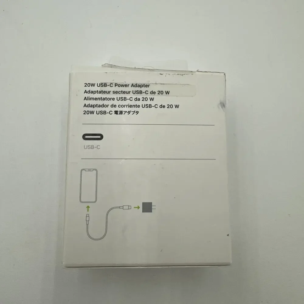 Genuine Apple - USB-C - 20W - Power Adapter (White) - MHJA3AM/A